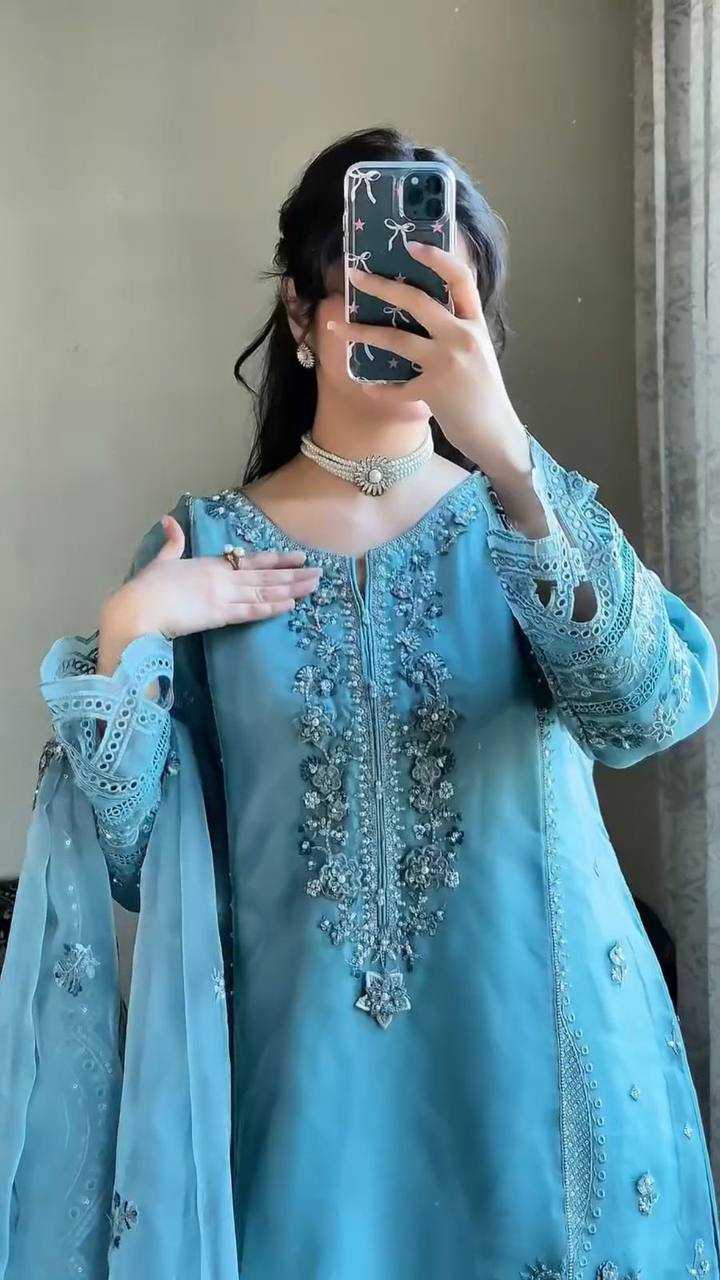 Ynf Georgette RIN141 1974 Suits & Dresses Wholesale Embroidery Suits Georgette Suit Designer Suits Manufacturer