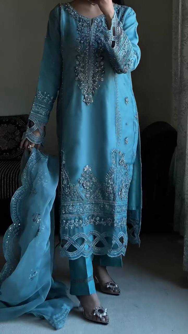 Ynf Georgette RIN141 1974 Suits & Dresses Wholesale Embroidery Suits Georgette Suit Designer Suits Manufacturer