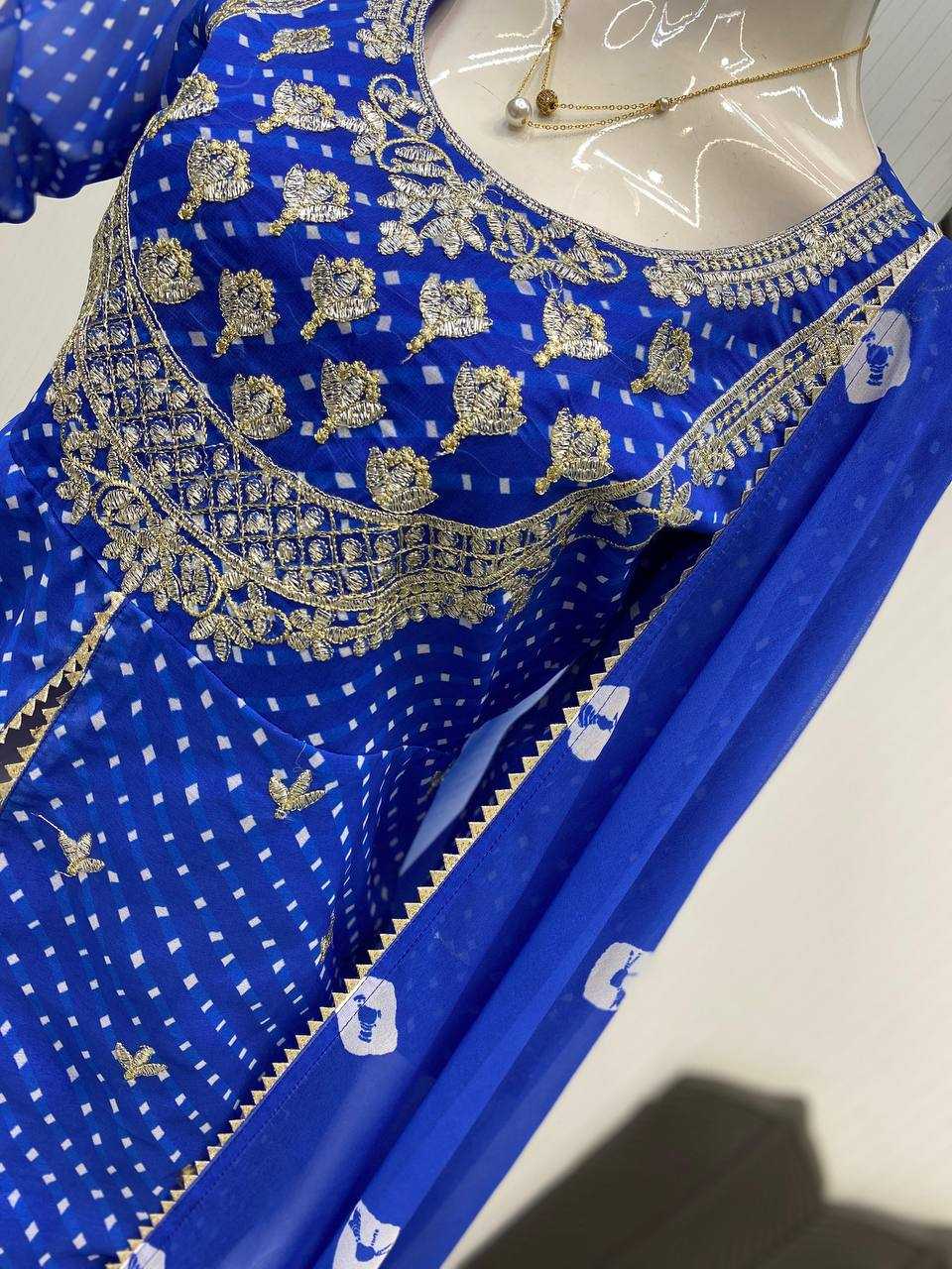 Ynf Georgette RIN141 1977 Lehengas Wholesale Fancy Lehenga Printed Lehenga Embroidered Lehenga Manufacturer