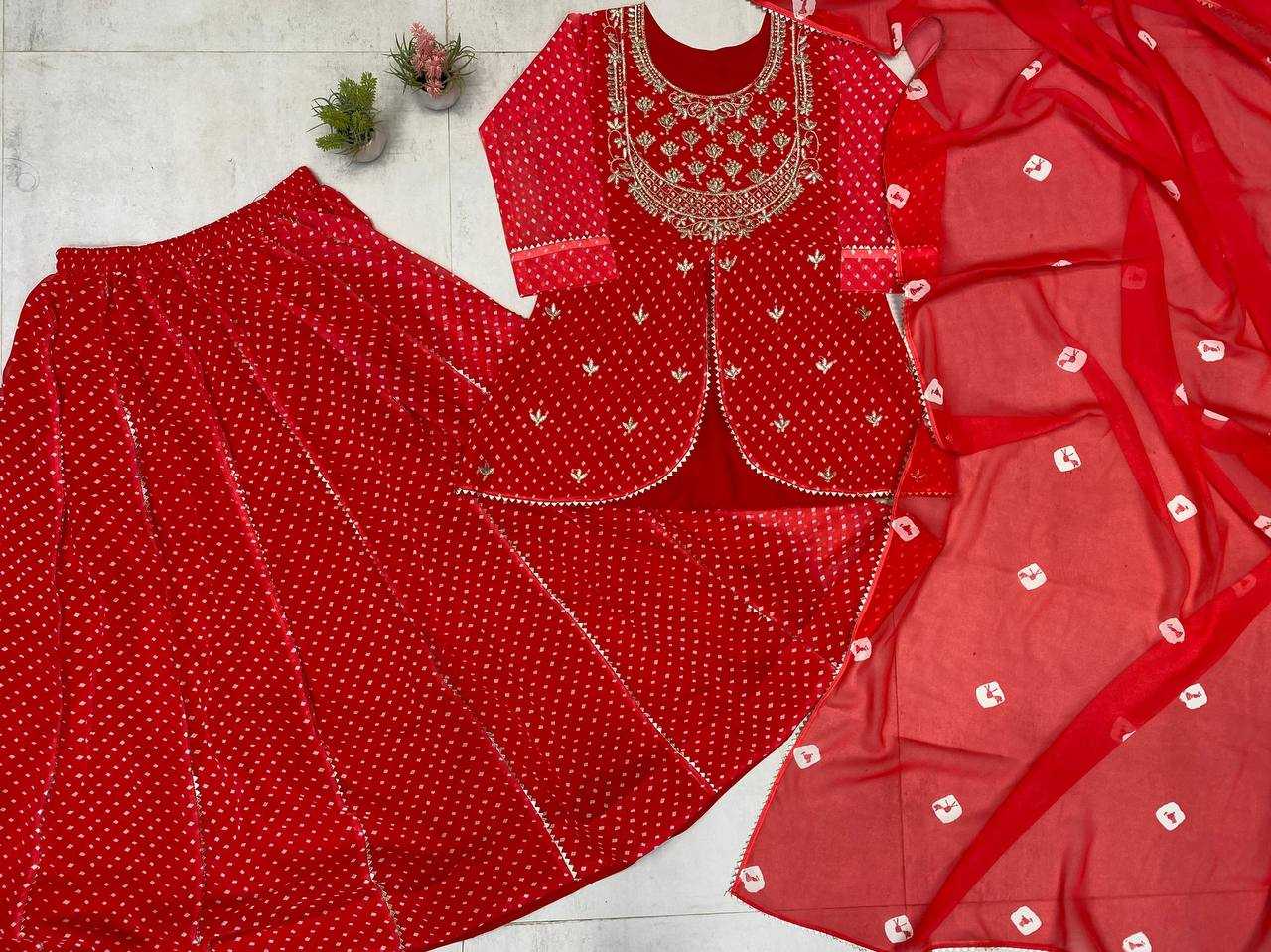 Ynf Georgette RIN141 1977 Lehengas Wholesale Fancy Lehenga Printed Lehenga Embroidered Lehenga Manufacturer