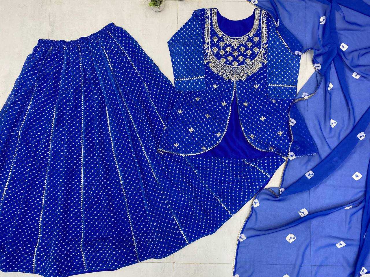 Ynf Georgette RIN141 1977 Lehengas Wholesale Fancy Lehenga Printed Lehenga Embroidered Lehenga Manufacturer