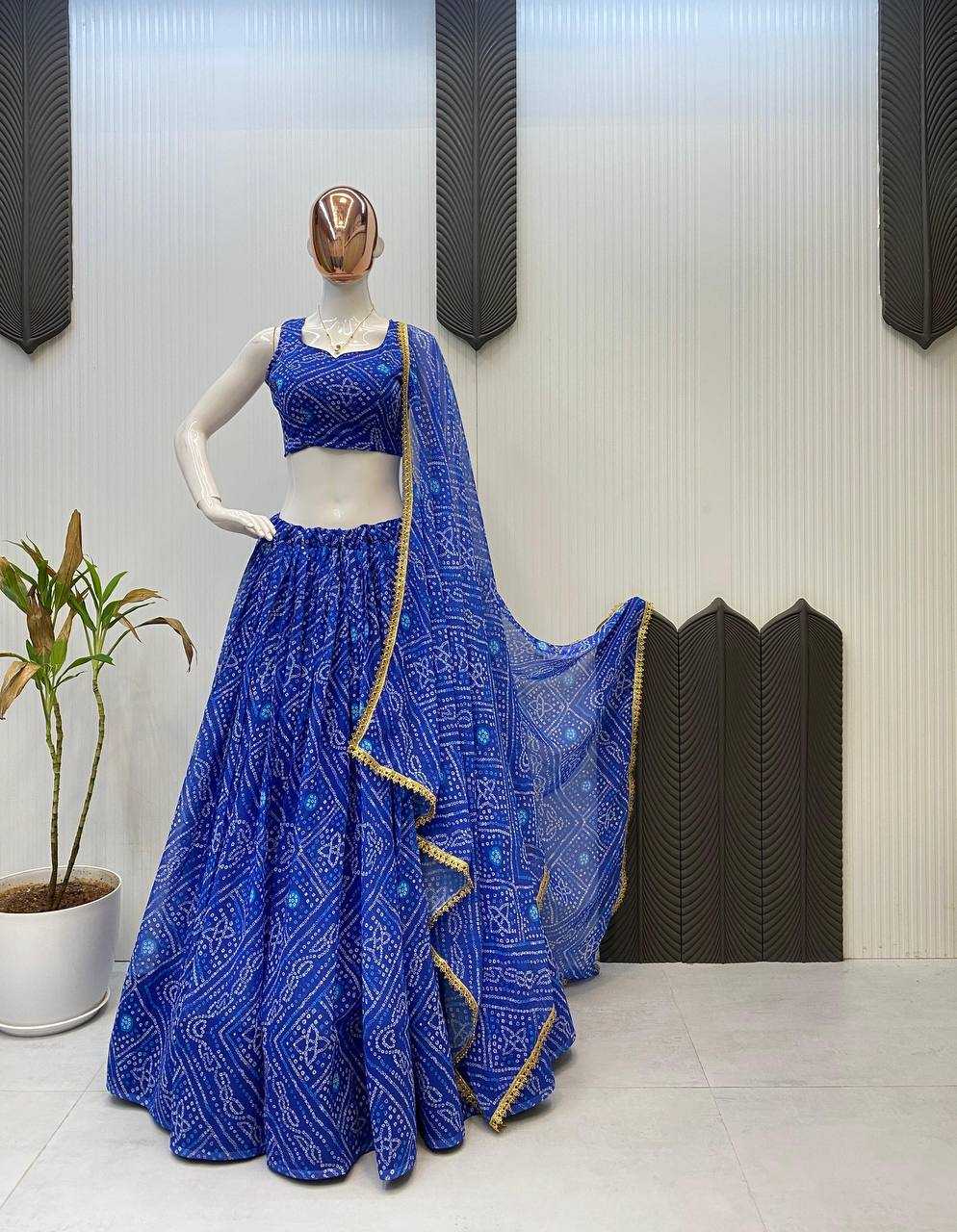 Ynf Georgette RIN141 637 Lehengas Festive Collections Wholesale Georgette Lehenga Navratri Chaniya Choli Manufacturer