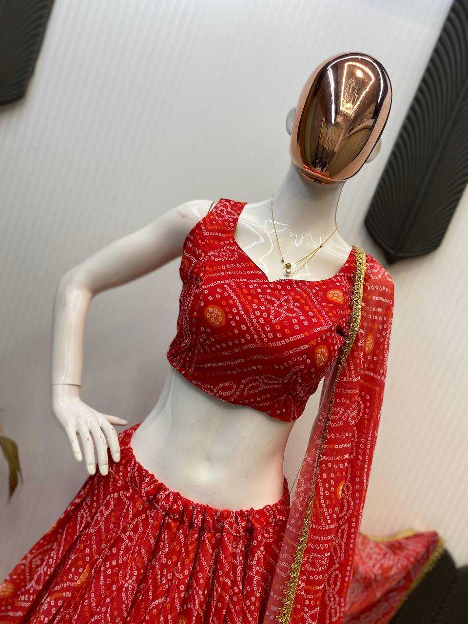 Ynf Georgette RIN141 637 Lehengas Festive Collections Wholesale Georgette Lehenga Navratri Chaniya Choli Manufacturer