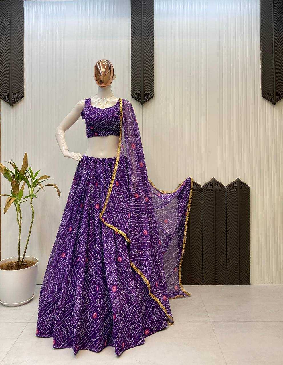 Ynf Georgette RIN141 637 Lehengas Festive Collections Wholesale Georgette Lehenga Navratri Chaniya Choli Manufacturer