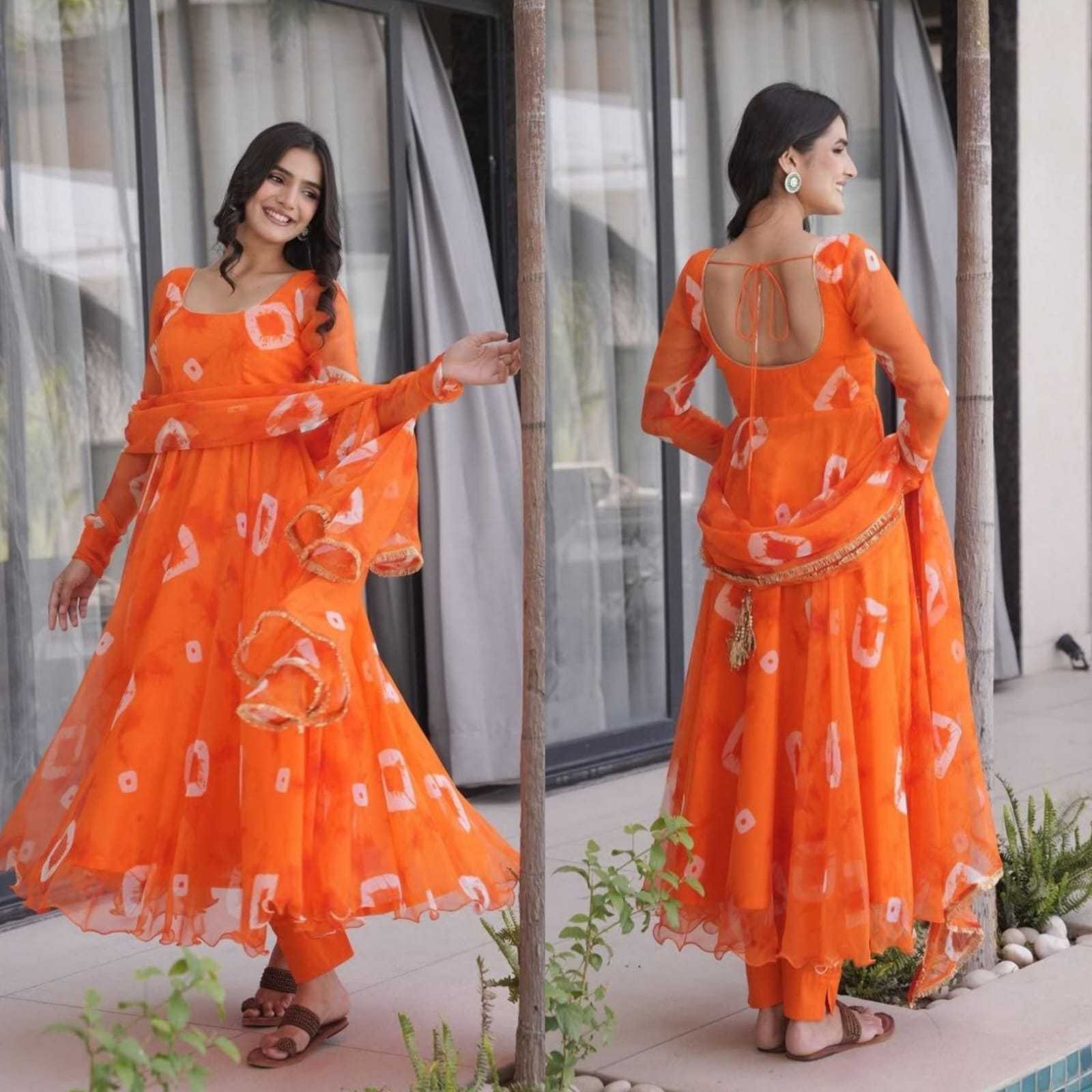 Ynf Georgette RIN157 187 Gowns Plus Size Collections Wholesale Printed Gowns Georgette Gown Designer Gowns Manufacturer