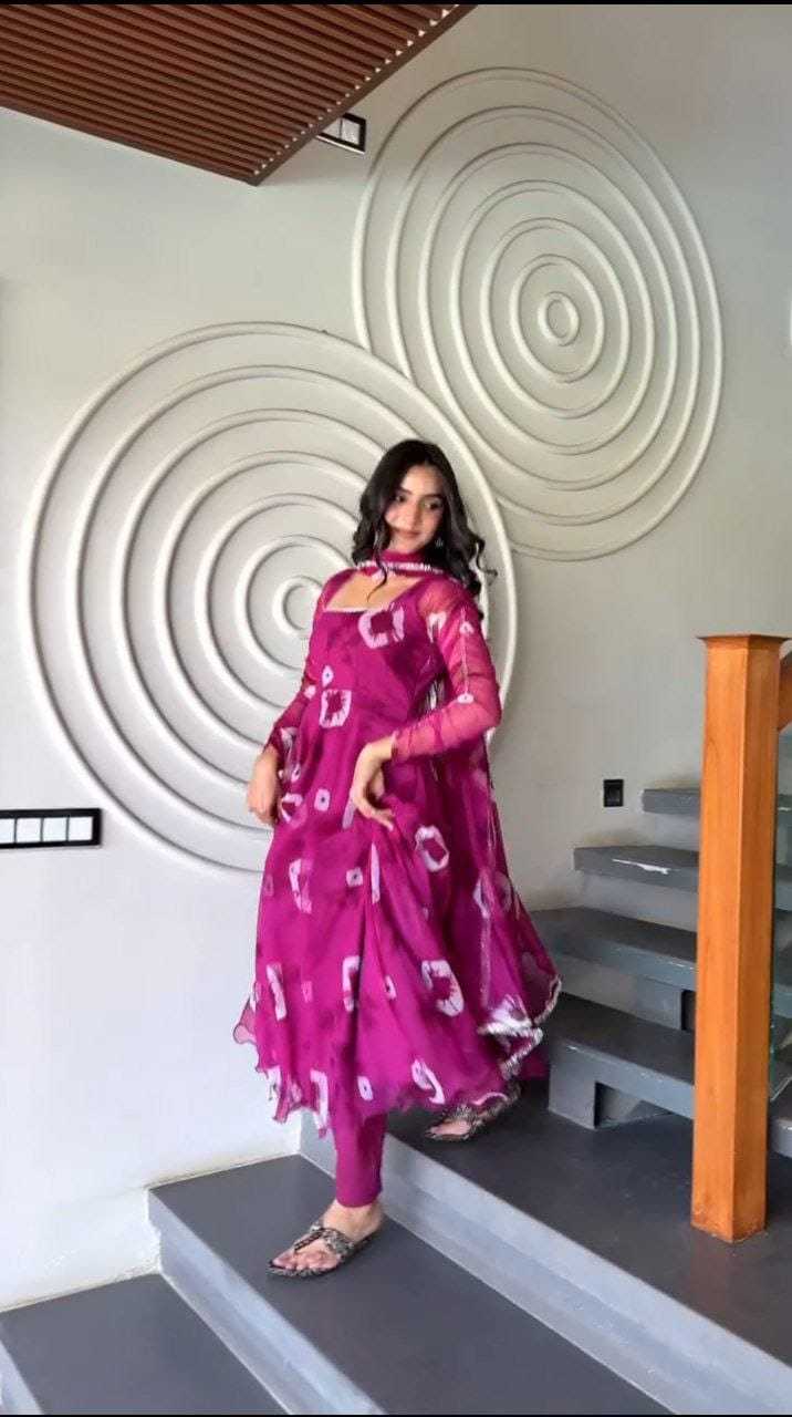 Ynf Georgette RIN157 195 Gowns Plus Size Collections Wholesale Georgette Gown Designer Gowns Pink Gown Manufacturer