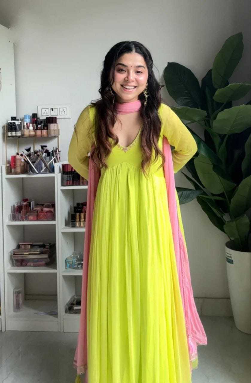 Ynf Georgette RIN157 2127 Gowns Plus Size Collections Wholesale Fancy Gowns Georgette Gown Designer Gowns Manufacturer
