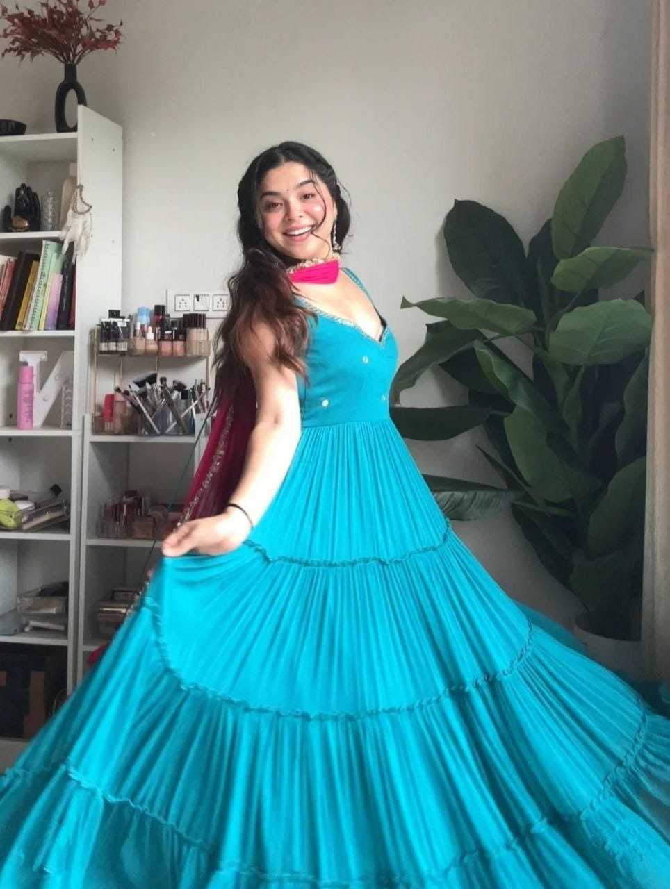 Ynf Georgette RIN157 2127 Gowns Plus Size Collections Wholesale Fancy Gowns Georgette Gown Designer Gowns Manufacturer