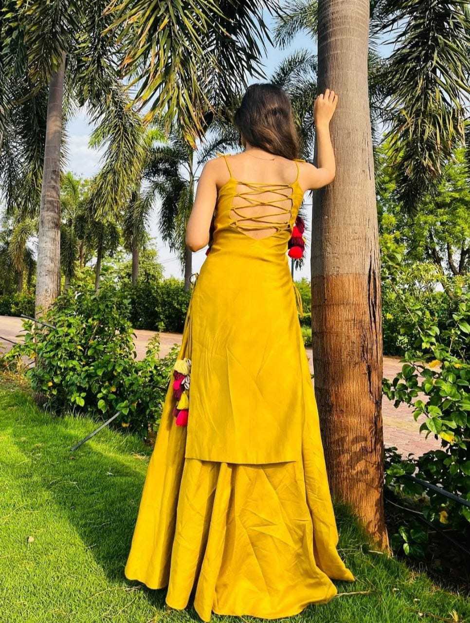 Ynf Georgette RIN157 2129 Kurti Plus Size Collections Wholesale Georgette Kurti Kurti With Palazzo Yellow Kurtis Manufacturer