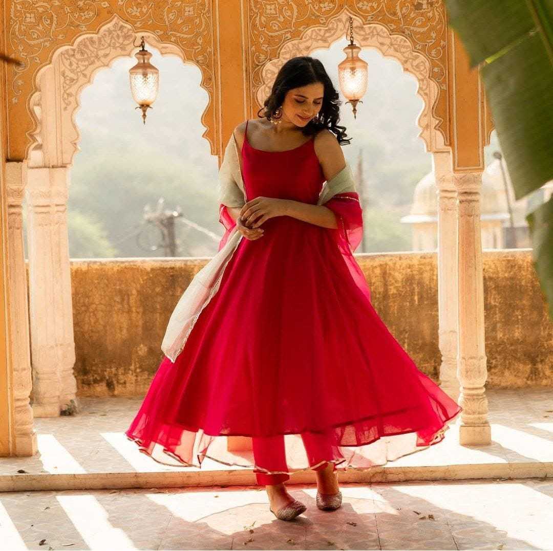 Ynf Georgette RIN157 2142 Gowns Plus Size Collections Wholesale Party Gowns Georgette Gown Designer Gowns Manufacturer