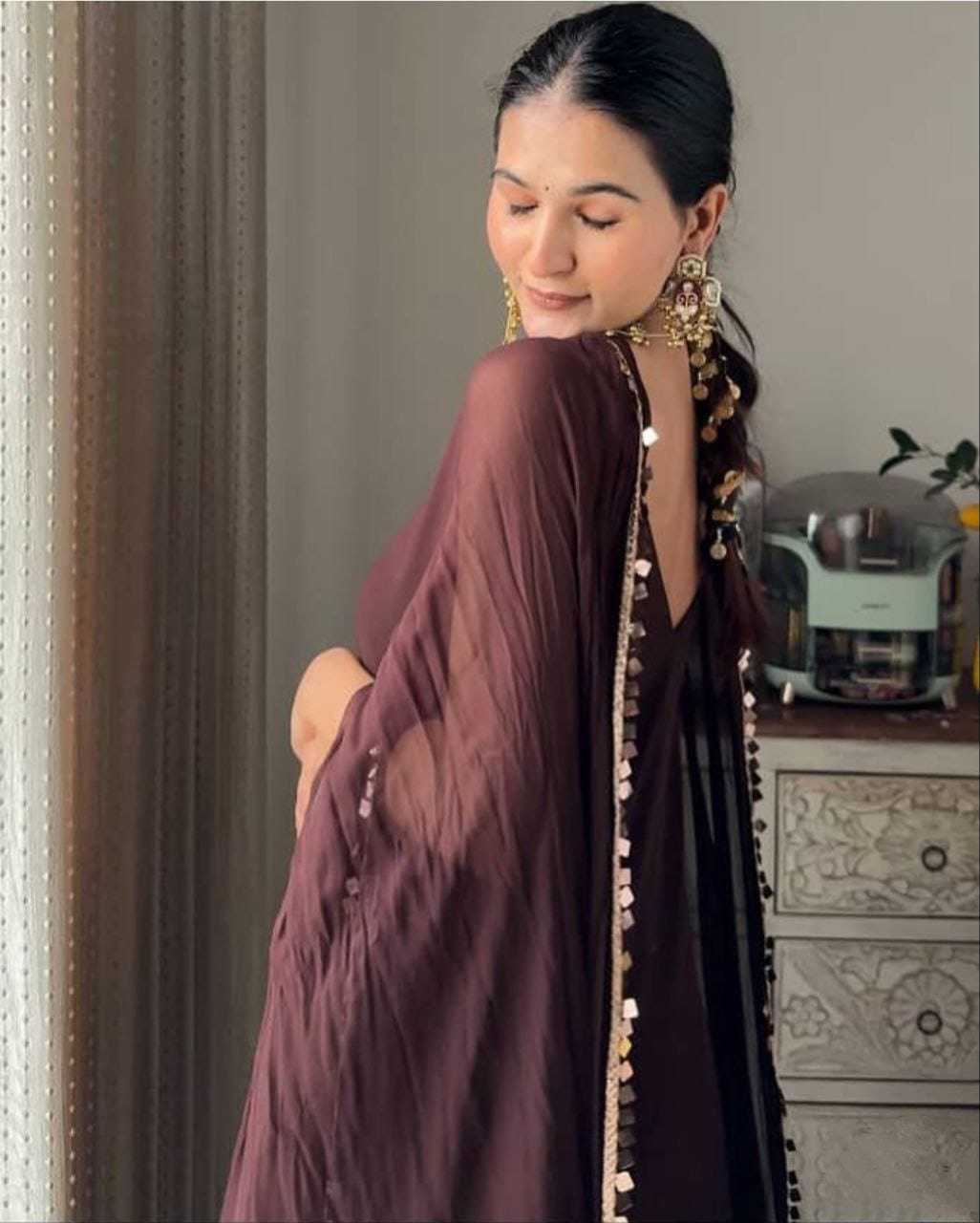 Ynf Georgette RIN157 2146 Gowns Plus Size Collections Wholesale Party Gowns Georgette Gown Designer Gowns Manufacturer