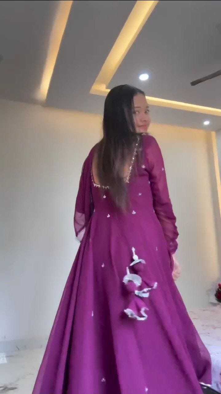Ynf Georgette RIN157 3169 Gowns Plus Size Collections Wholesale Party Gowns Georgette Gown Designer Gowns Manufacturer