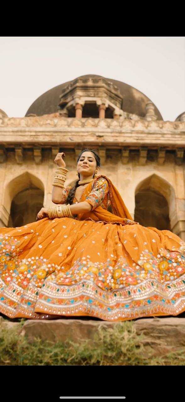 Ynf Georgette RIN162 358 Lehengas Wholesale Traditional Lehenga Embroidered Lehenga Georgette Lehenga Manufacturer