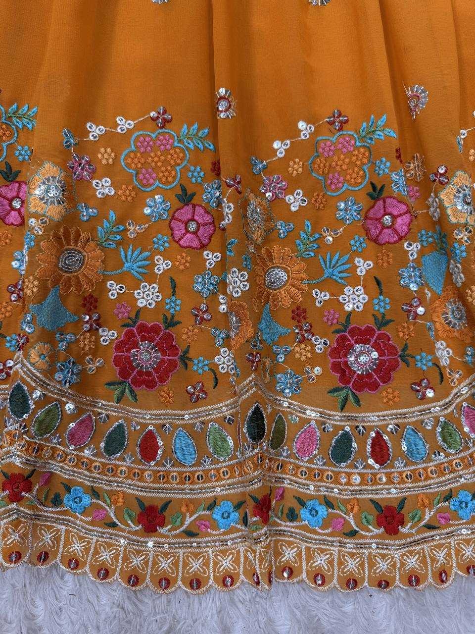 Ynf Georgette RIN162 358 Lehengas Wholesale Traditional Lehenga Embroidered Lehenga Georgette Lehenga Manufacturer