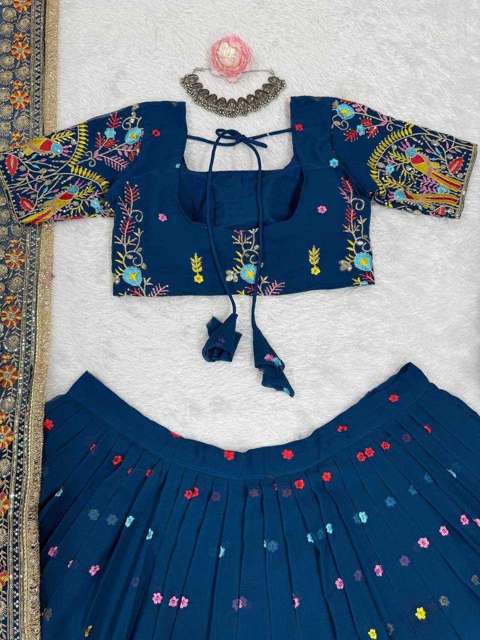 Ynf Georgette RIN162 368 Lehengas Wholesale Wedding Lehenga Embroidered Lehenga Georgette Lehenga Manufacturer