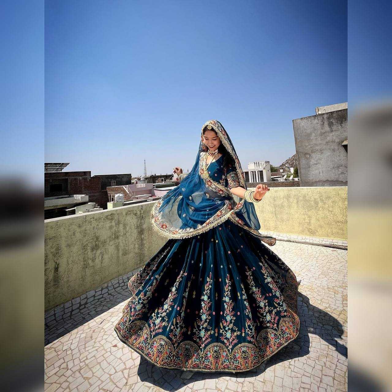 Ynf Georgette RIN162 368 Lehengas Wholesale Wedding Lehenga Embroidered Lehenga Georgette Lehenga Manufacturer