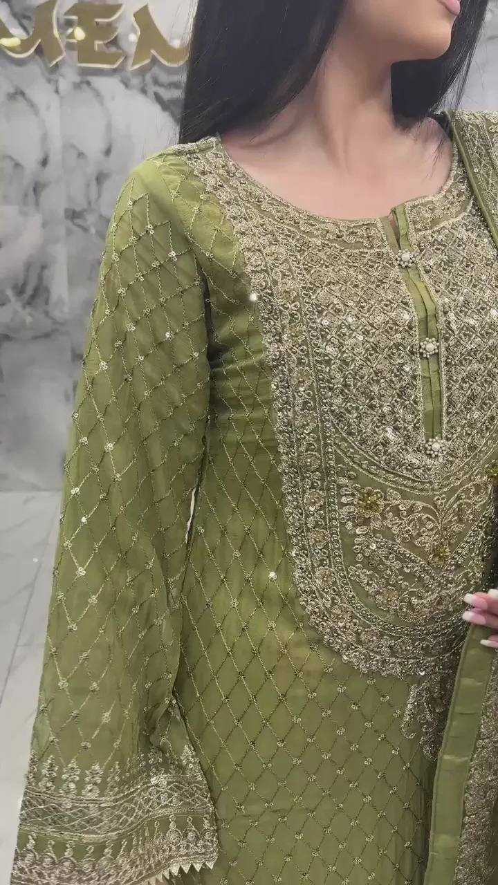 Ynf Georgette RIN162 5899 Suits & Dresses Wholesale Sharara Salwar Suits Embroidery Suits Georgette Suit Manufacturer