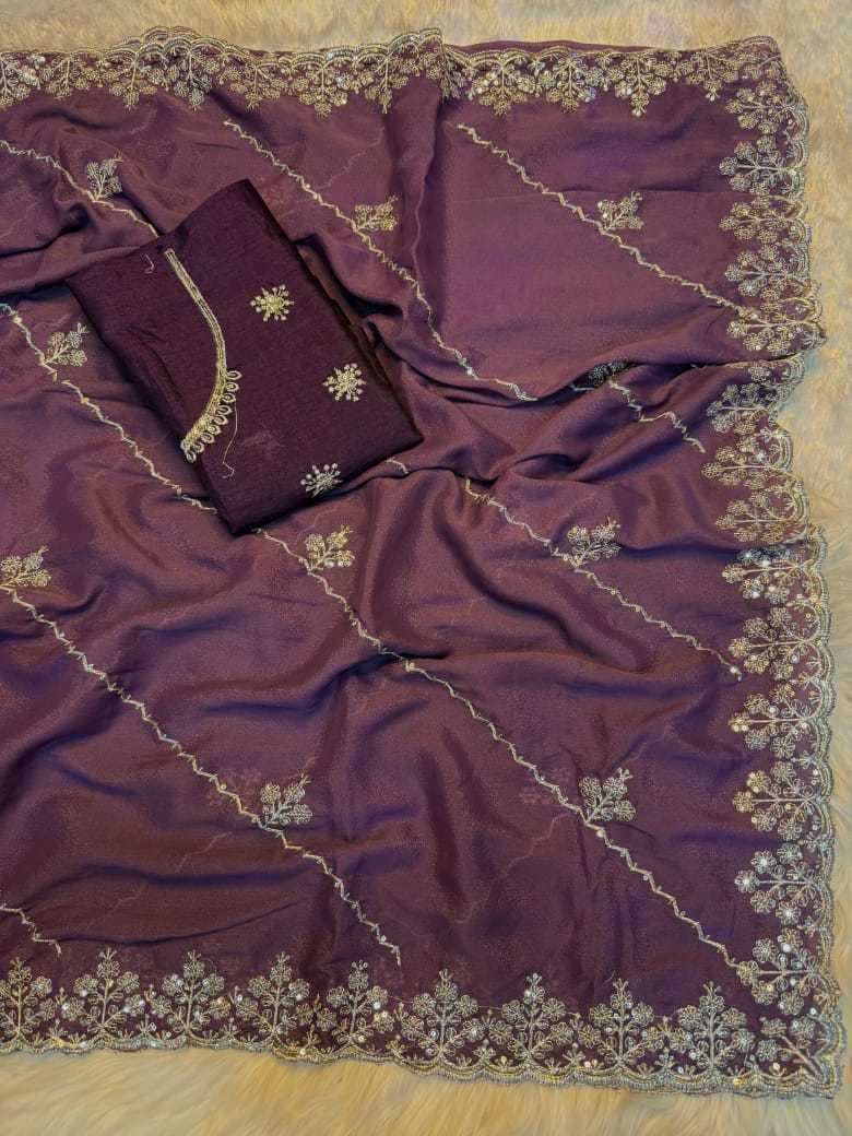 Ynf Georgette RIN178 SWEDEN Sarees Wholesale Georgette Sarees Sequence Sarees Embroidered Sarees Manufacturer
