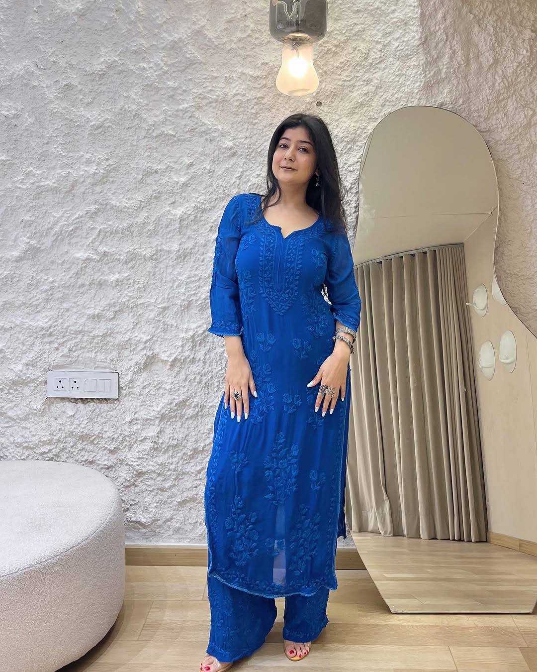Ynf Georgette RIN189 1379 Kurti Wholesale Casual Kurtis Kurtis With Bottom Fancy Kurti Manufacturer
