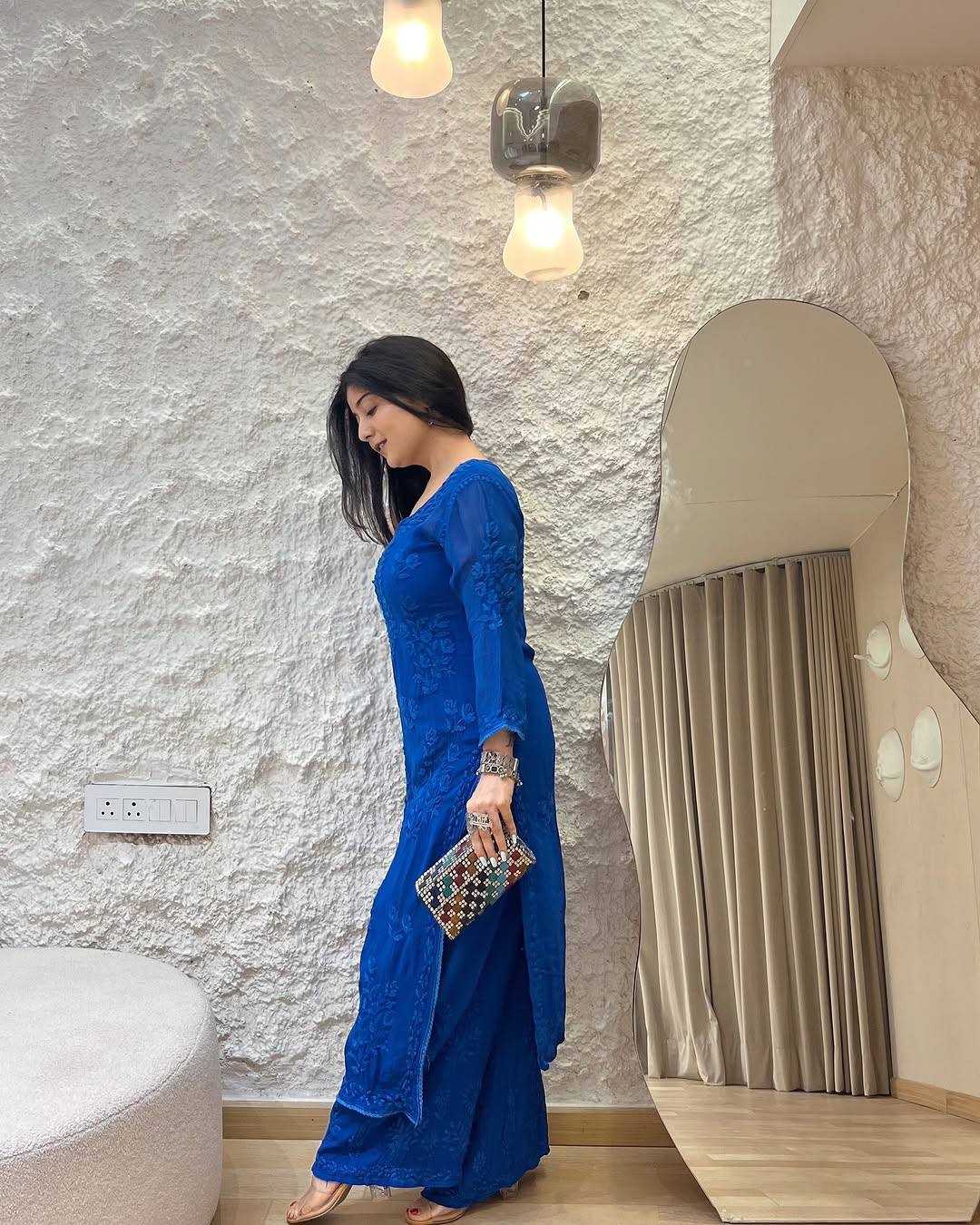 Ynf Georgette RIN189 1379 Kurti Wholesale Casual Kurtis Kurtis With Bottom Fancy Kurti Manufacturer