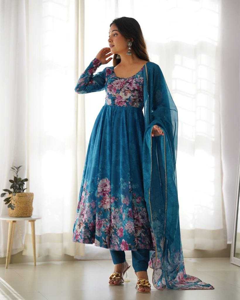 Ynf Georgette RIN193 MALAYSIAS HIT Suits & Dresses Wedding Collections Festive Collections Wholesale Georgette Suit Gown Dresses Wedding Outfits Manufacturer