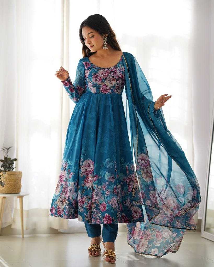 Ynf Georgette RIN193 MALAYSIAS HIT Suits & Dresses Wedding Collections Festive Collections Wholesale Georgette Suit Gown Dresses Wedding Outfits Manufacturer