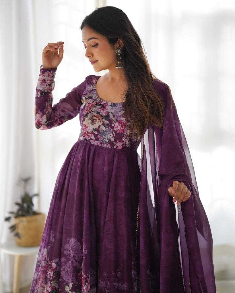 Ynf Georgette RIN193 MALAYSIAS HIT Suits & Dresses Wedding Collections Festive Collections Wholesale Georgette Suit Gown Dresses Wedding Outfits Manufacturer