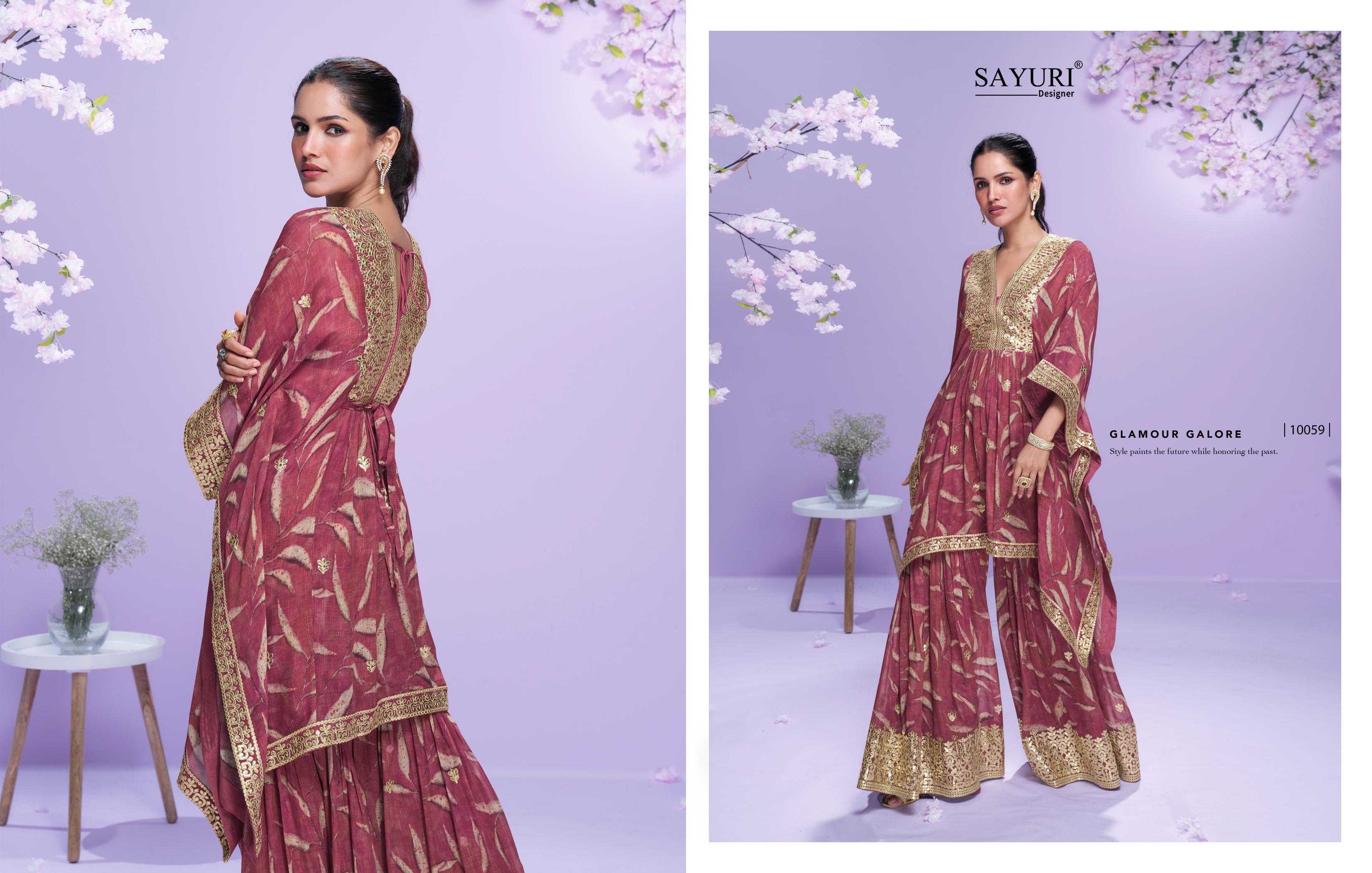 Ynf Georgette RIN197 10059 Suits & Dresses Wholesale Sharara Salwar Suits Georgette Suit Bridal Suits Manufacturer