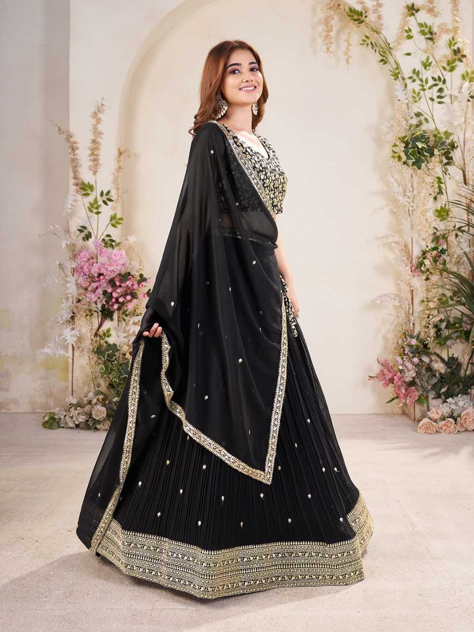 Ynf Georgette RIN197 3079 Lehengas Wholesale Designer Lehenga Fancy Lehenga Bridal Lehenga Manufacturer