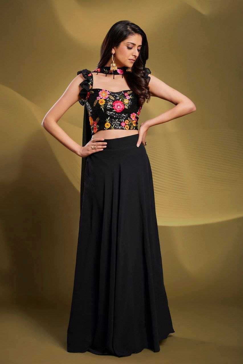 Ynf Georgette RIN197 3112 157-A Lehengas Wholesale Designer Lehenga Fancy Lehenga Embroidered Lehenga Manufacturer