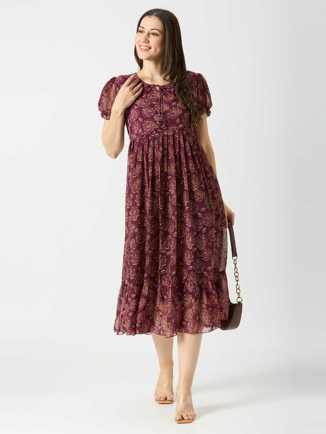 Ynf Georgette RIN197 4816 Western Wears Wholesale Tops Manufacturer