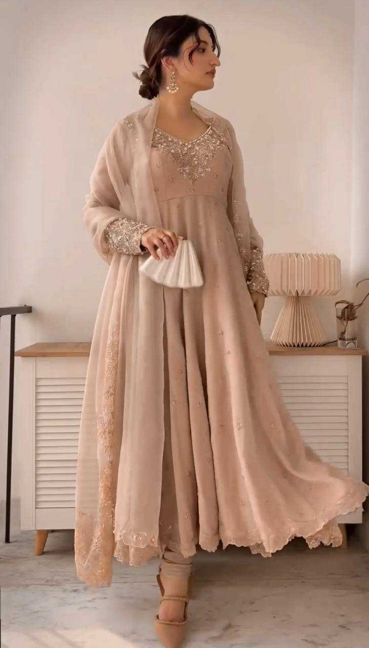 Ynf Georgette RIN197 4836 863-A Suits & Dresses Wholesale Party wear suits Bridal Suits Designer Suits Manufacturer
