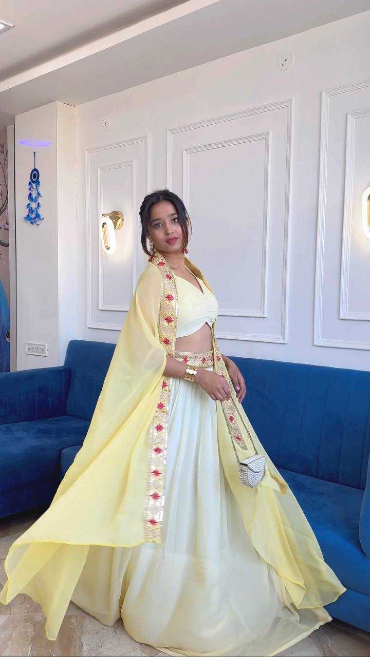 Ynf Georgette RIN213 L334 Lehengas Wedding Collections Festive Collections Wholesale Georgette Lehenga Sequins Lehenga Lehenga With Cancan Manufacturer