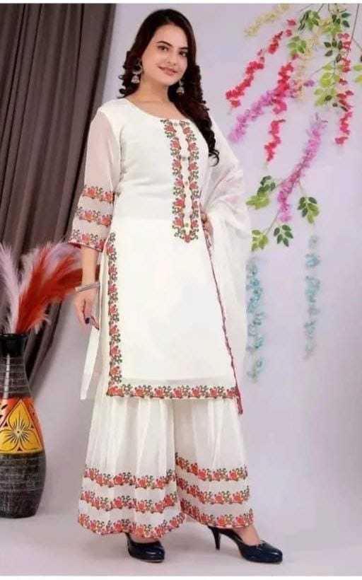 Ynf Georgette RIN222 BS-93 Suits & Dresses Wholesale Embroidery Suits Georgette Suit Designer Suits Manufacturer