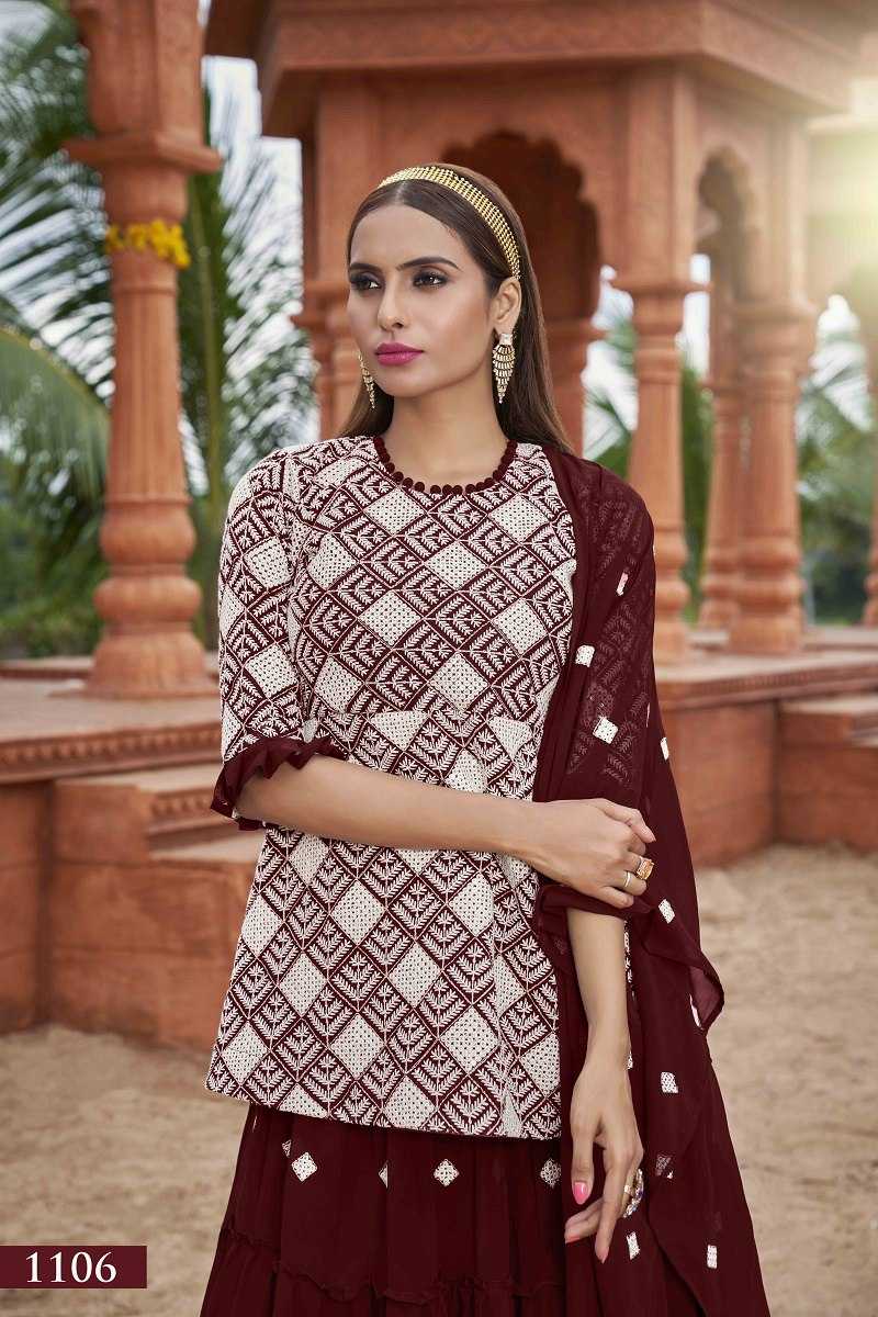 Ynf Georgette RIN227 1106 Lehengas Wholesale Fancy Lehenga Embroidered Lehenga Georgette Lehenga Manufacturer