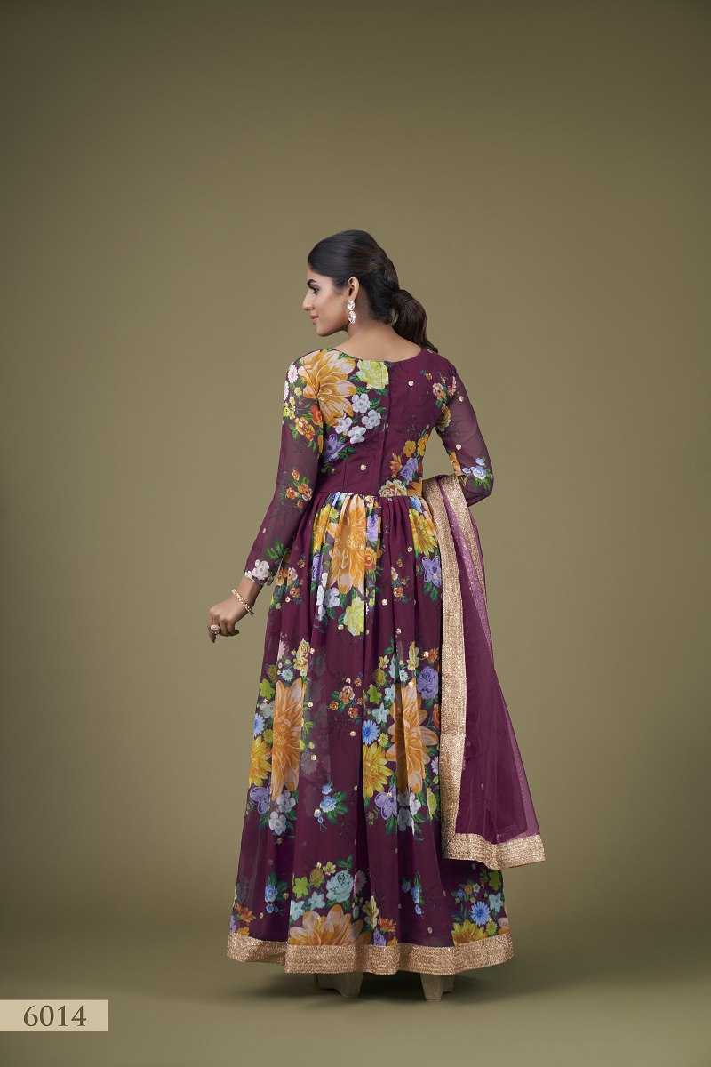 Ynf Georgette RIN227 6014 Gowns Wholesale Fancy Gowns Georgette Gown Designer Gowns Manufacturer