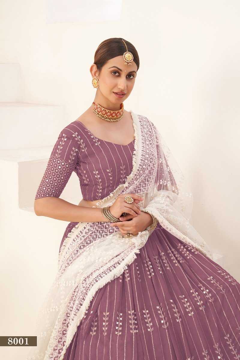 Ynf Georgette RIN227 8001 Lehengas Wedding Collections Festive Collections Wholesale Embroidered Lehenga Georgette Lehenga Lehenga With Blouse Manufacturer