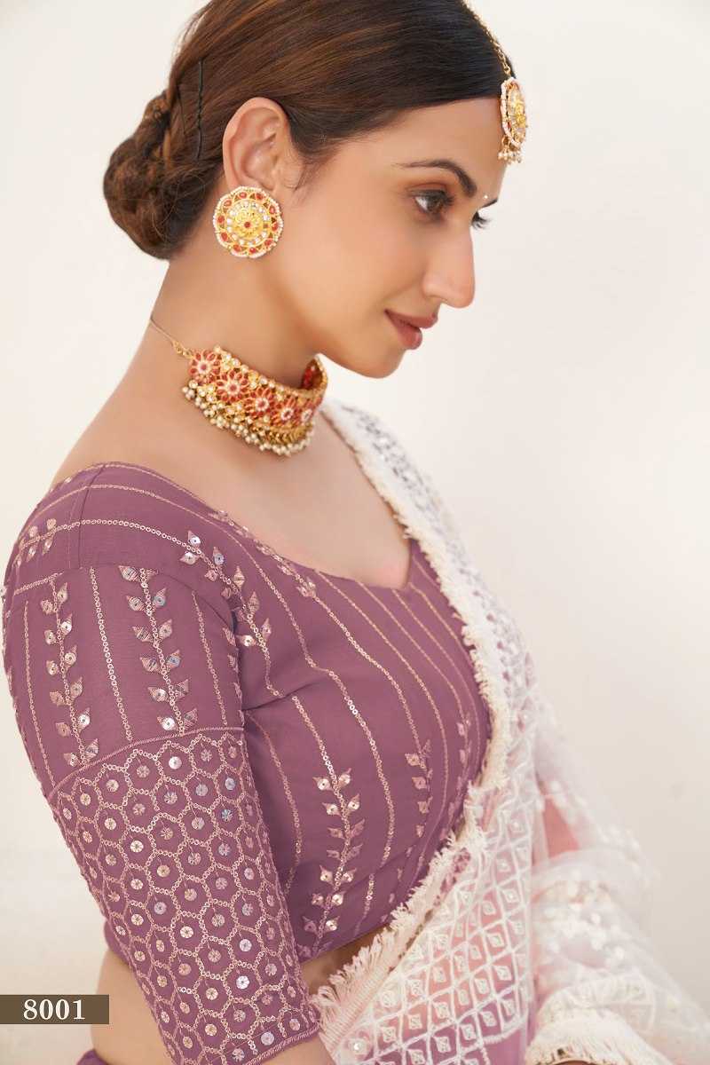 Ynf Georgette RIN227 8001 Lehengas Wedding Collections Festive Collections Wholesale Embroidered Lehenga Georgette Lehenga Lehenga With Blouse Manufacturer