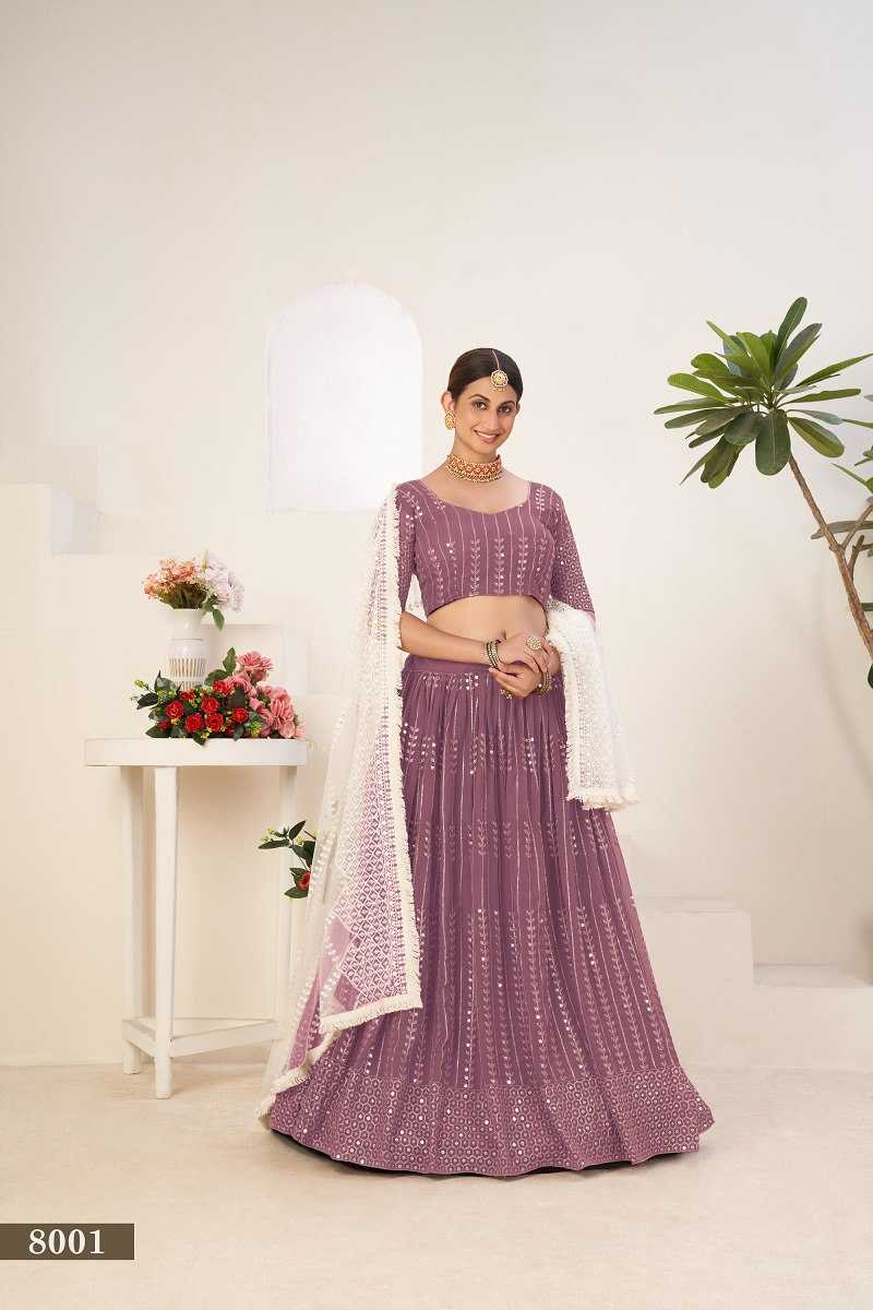 Ynf Georgette RIN227 8001 Lehengas Wholesale Fancy Lehenga Embroidered Lehenga Sequins Lehenga Manufacturer