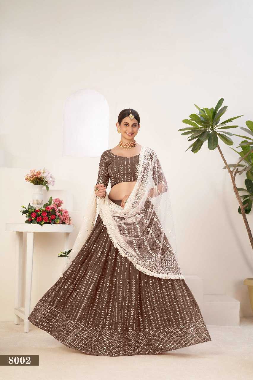 Ynf Georgette RIN227 8002 Lehengas Wedding Collections Wholesale Wedding Lehenga Georgette Lehenga Manufacturer