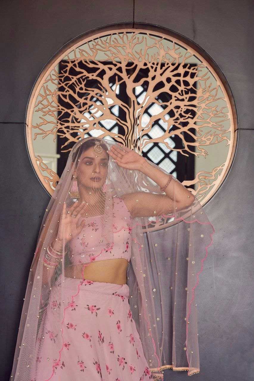 Ynf Georgette RIN228 115 Lehengas Wholesale Fancy Lehenga Embroidered Lehenga Simple Lehenga Lehenga For Mehndi Manufacturer