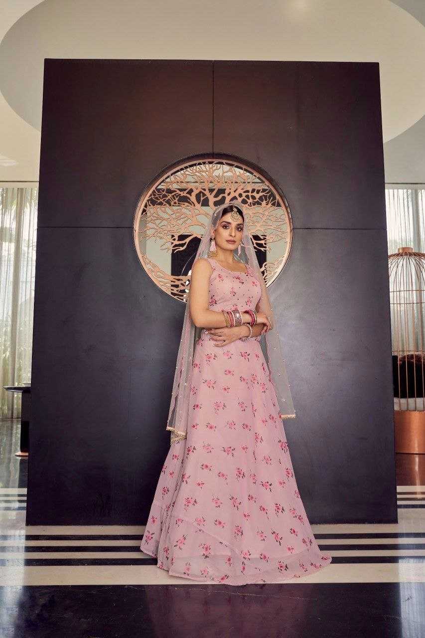 Ynf Georgette RIN228 115 Lehengas Wholesale Fancy Lehenga Embroidered Lehenga Simple Lehenga Lehenga For Mehndi Manufacturer