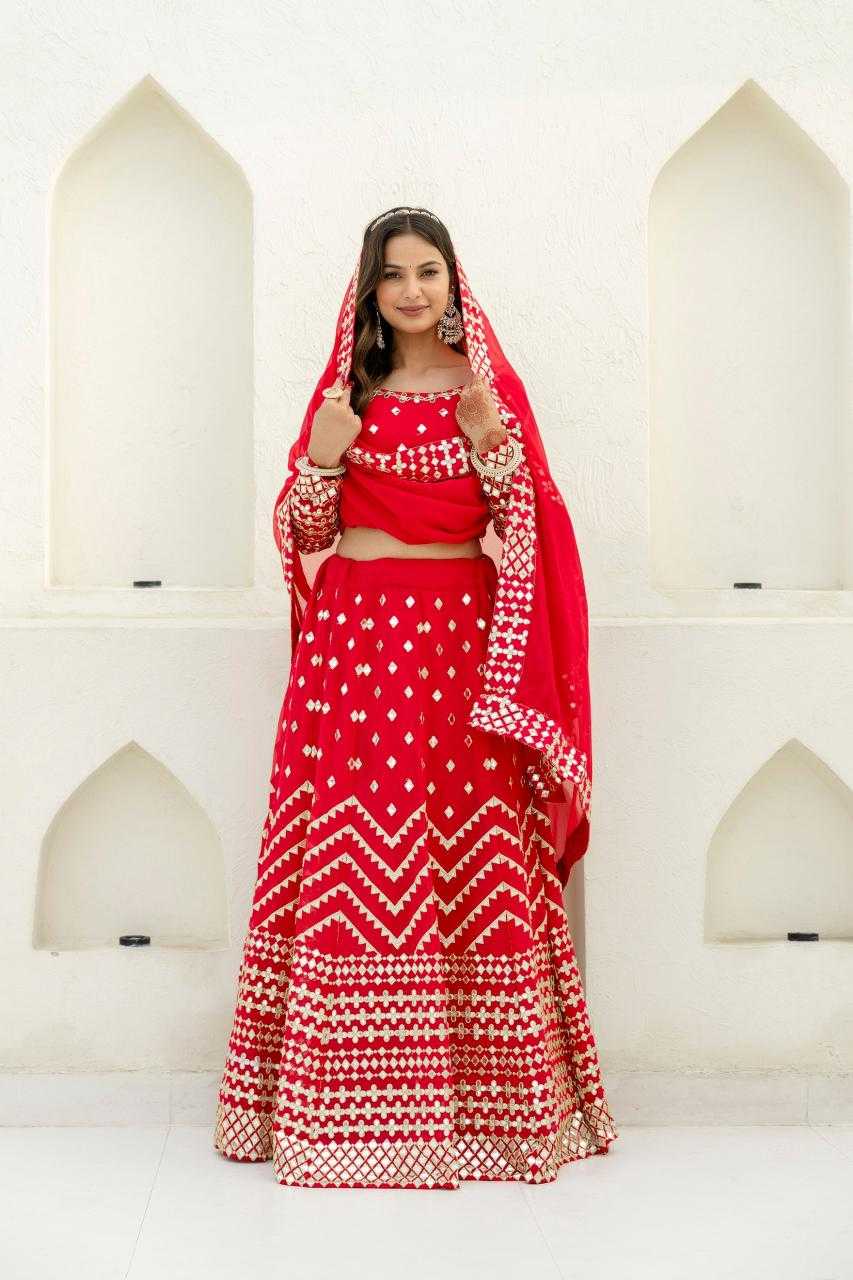 Ynf Georgette RIN228 117 Lehengas Wholesale Embroidered Lehenga Georgette Lehenga Manufacturer