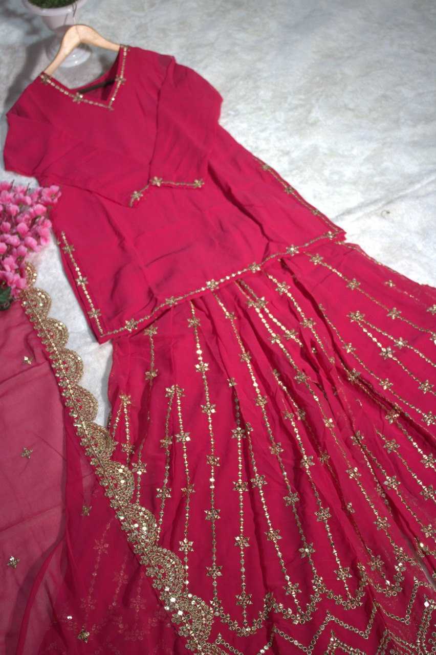 Ynf Georgette RIN228 174 Suits & Dresses Wholesale Ladies Suits Sharara Salwar Suits Wedding Suits Zari Work Suit Embroidered Dresses Manufacturer