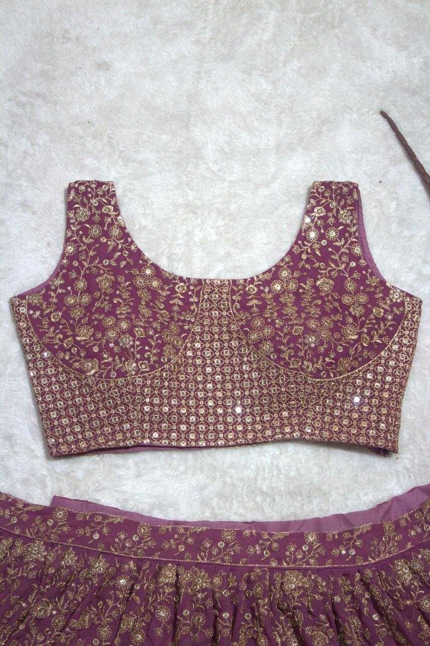 Ynf Georgette RIN228 223 Lehengas Wholesale Embroidered Lehenga Lehenga For Engagement Manufacturer