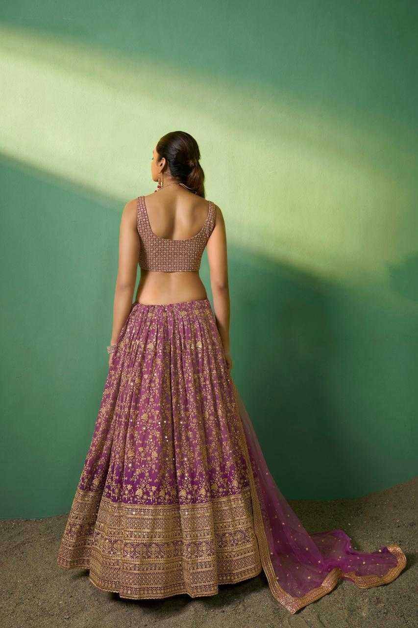 Ynf Georgette RIN228 223 Lehengas Wholesale Embroidered Lehenga Lehenga For Engagement Manufacturer