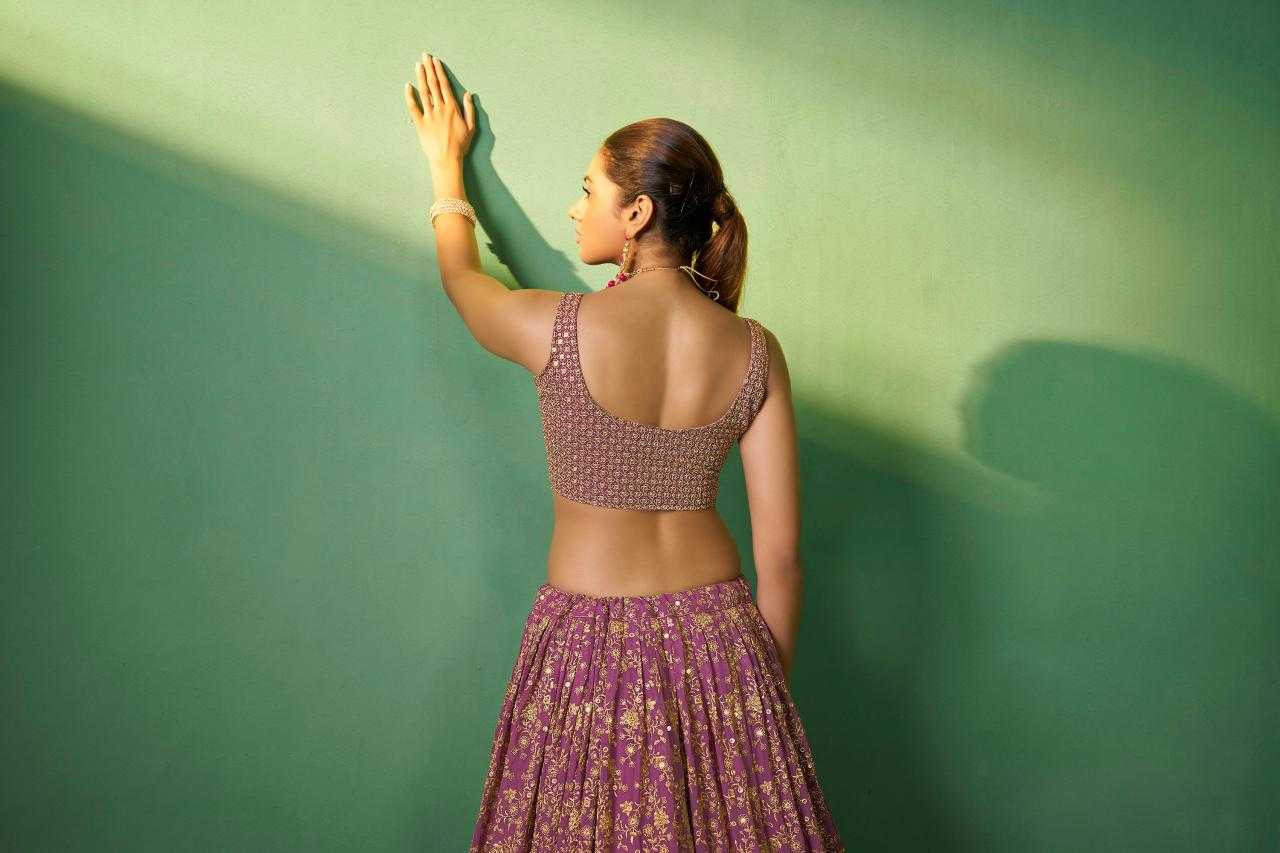 Ynf Georgette RIN228 223 Lehengas Wholesale Embroidered Lehenga Lehenga For Engagement Manufacturer