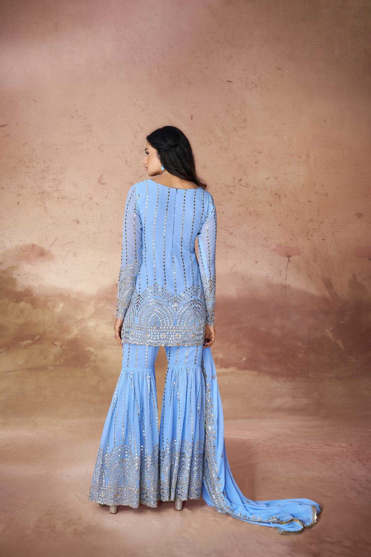 Ynf Georgette RIN228 314 Suits & Dresses Wholesale Ladies Suits Dresses Designer Suits Manufacturer