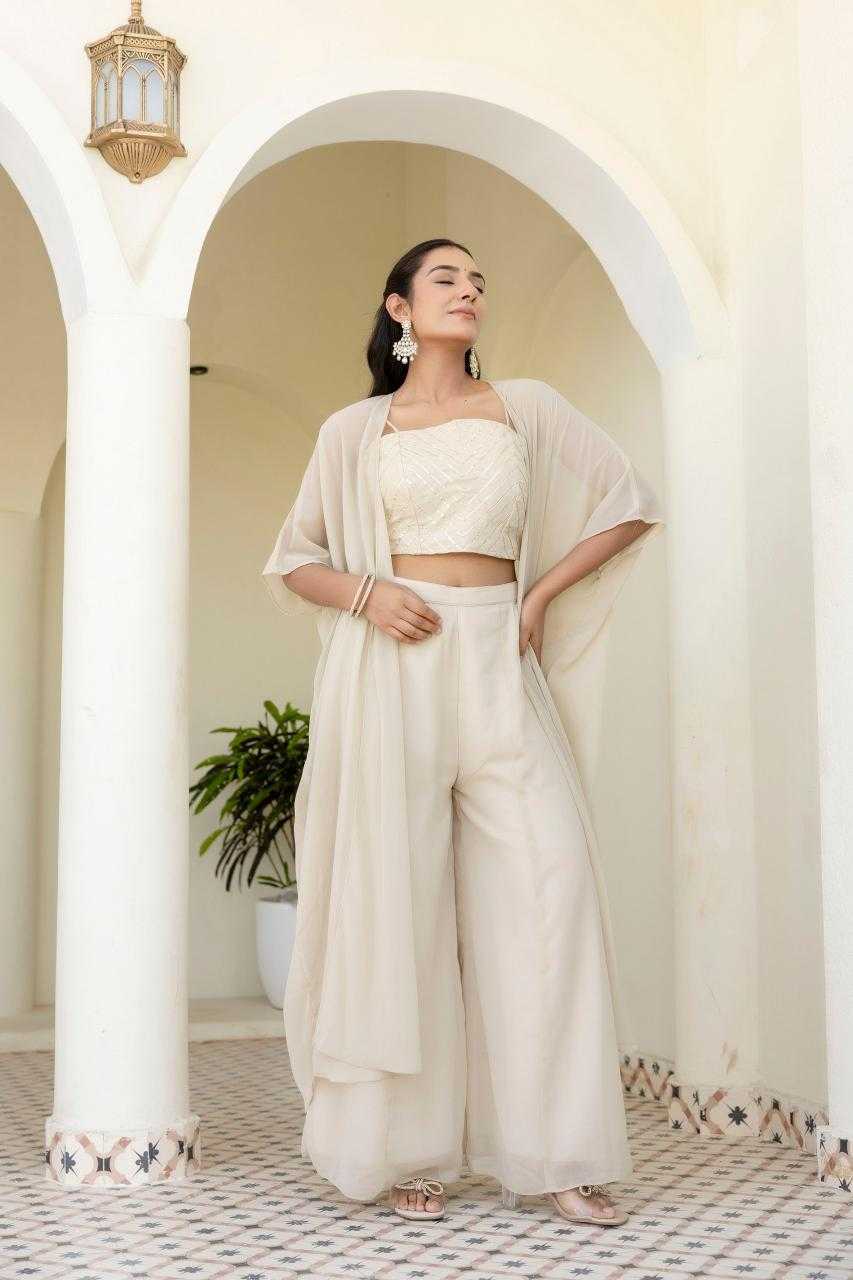 Ynf Georgette RIN228 366 Western Wears Wholesale Bottom Wear Manufacturer