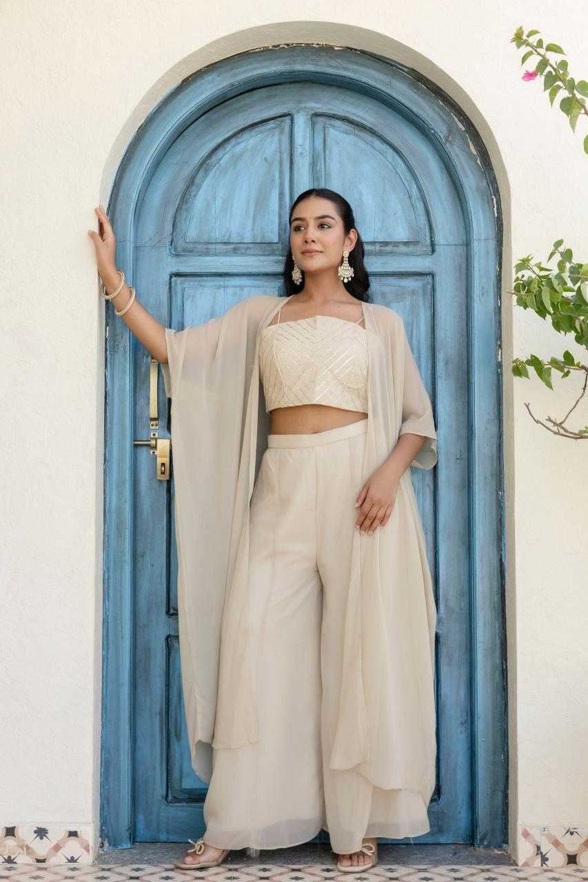Ynf Georgette RIN228 366 Western Wears Wholesale Bottom Wear Manufacturer